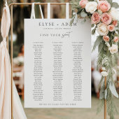 Estelle Minimal 3 Banquet Poster de table