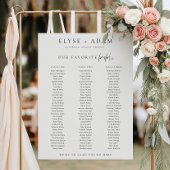 Estelle Minimal 3 Banquet Poster de table