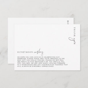 Estelle Minimaliste Lune de Miel Carte