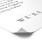 Estelle Modern Minimal 12 Poster de table (Coin)