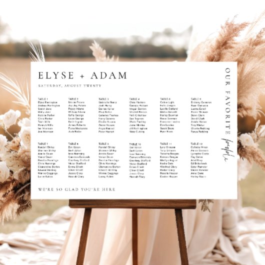 Estelle Modern Minimal 12 Poster de table