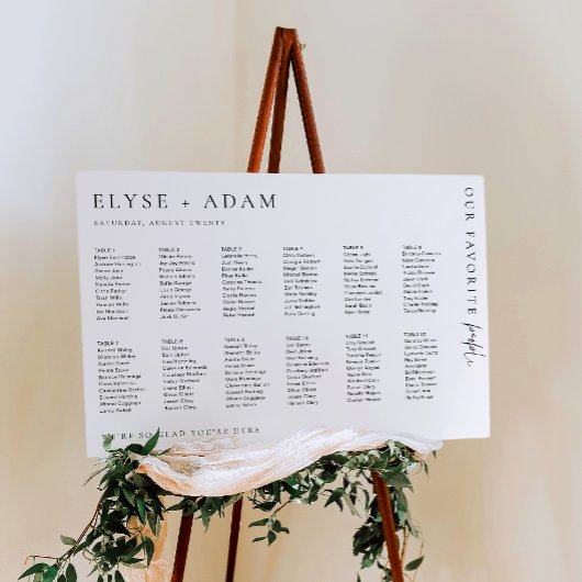 Estelle Modern Minimal 12 Poster de table