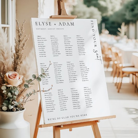 Estelle Modern Minimal 12 Poster de table