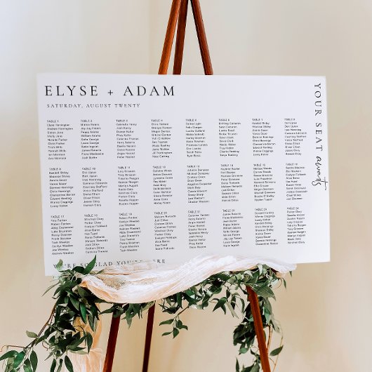 Estelle Modern Minimal 24 Poster de table