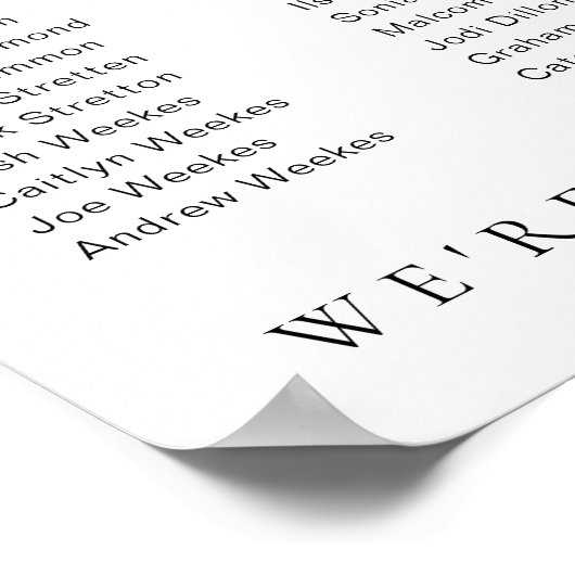 Estelle Modern Minimal 24 Poster de table (Coin)