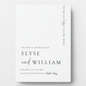 Estelle Modern Minimal welkomstgebarentaal Poster Fotoplaat (voorkant)