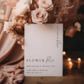 Estelle Modern Minimalistische Bloemen Bar Bord Poster