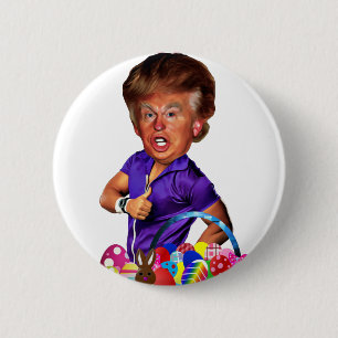 ester bunny trump ronde button 5,7 cm