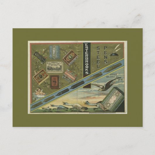 Esterbrood Staal Pens AD Briefkaart (Voorkant)