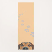 Esterilla yoga con diseño de perro marrón yogamat (Voorkant)