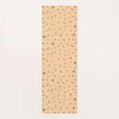 Esterilla yoga con diseño de perro marrón yogamat (Achterkant)