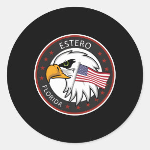 Estero Florida Ronde Sticker