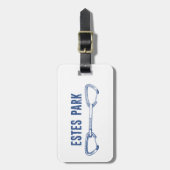 Estes Park Climbing Quickdraw Bagagelabel (Voorkant verticaal)
