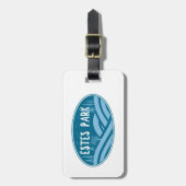 Estes Park Colorado buitenshuis Bagagelabel (Voorkant verticaal)