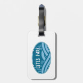 Estes Park Colorado buitenshuis Bagagelabel (Achterkant verticaal)