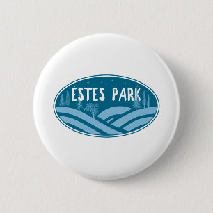 Estes Park Colorado buitenshuis Ronde Button 5,7 Cm