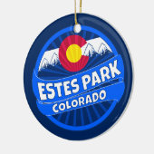 Estes Park Colorado burst ornament (Links)