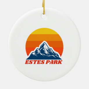 Estes Park, Colorado Keramisch Ornament