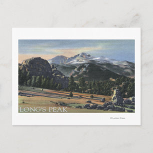 Estes Park, Colorado - Langen Peak Uitzicht Briefkaart