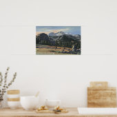 Estes Park, Colorado - Langen Peak Uitzicht Poster (Keuken)