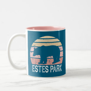 Estes Park Colorado Retro Beer Tweekleurige Koffiemok
