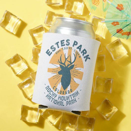 Estes Park Colorado - Retro  gebergte Blikjeskoeler (Insitu Zomer)