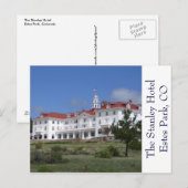 Estes Park Colorado Stanley Hotel Briefkaart (Voorkant / Achterkant)