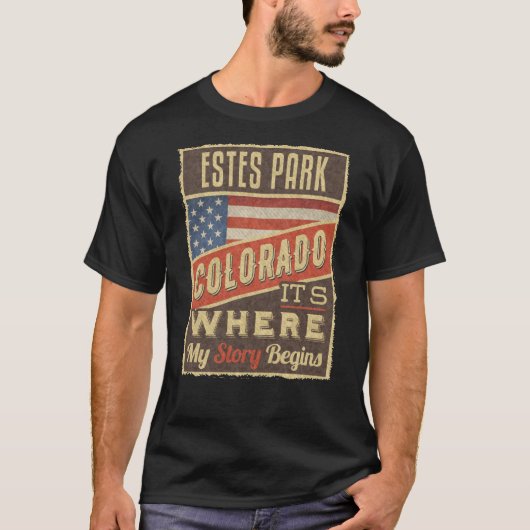 Estes Park Colorado T-shirt (Voorkant)