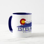Estes Park Colorado wood mountains mug (Devant gauche)