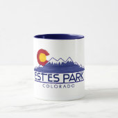 Estes Park Colorado wood mountains mug Mok (Midden)