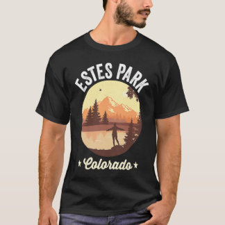Estes Park  Rocky Mountains Meer Estes Park Colora T-shirt