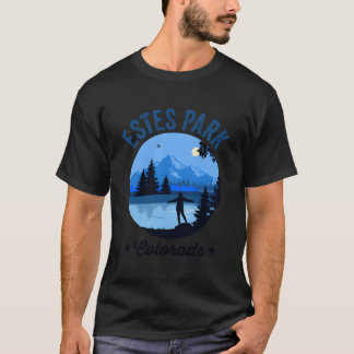 Estes Park Tshirt Retro Lake Estes Park Co