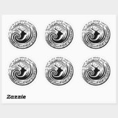 Estes Wind witte sticker (Vel)