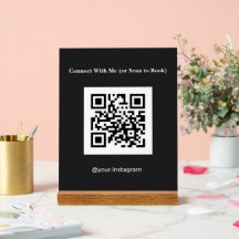 Estheetician Charcoal QR-code Boeking