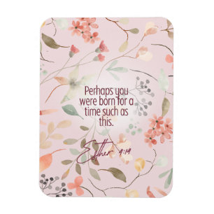 Esther 4:14 Bijbeltekst Kunst Magneet