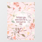 Esther 4:14 Christelijke Bijbelverzen Kunst Raamsticker (Vel)