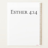 Esther 4:14 Écriture Verset Biblique Silhouette Ro (Dos)