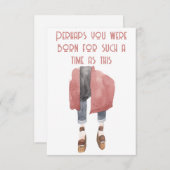 Esther Bible Verse Carte pour notes (Devant / Derrière)