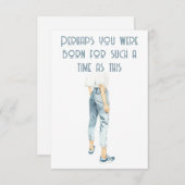 Esther Bible Verse Carte pour notes (Devant / Derrière)