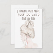 Esther Bible Verse Notecard Notitiekaartje (Voorkant / Achterkant)