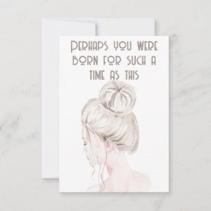 Esther Bible Verse Notecard Notitiekaartje