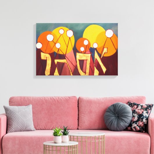 Esther Canvas Afdruk (Insitu (Woonkamer))