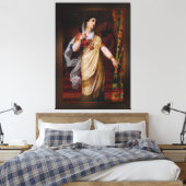 Esther door Hugues Merle Canvas Afdruk (Insitu (Slaapkamer))