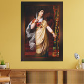 Esther door Hugues Merle Canvas Afdruk (Insitu (Woonkamer))