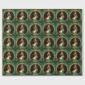 Esther Green Purim Wrapping Paper Cadeaupapier (Vlak)