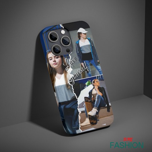  Esthetice Eenvoudige Collage Foto Case-Mate iPhone Case