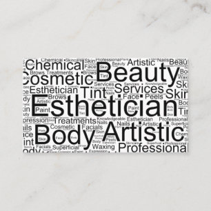 Estheticiaans visitekaartje