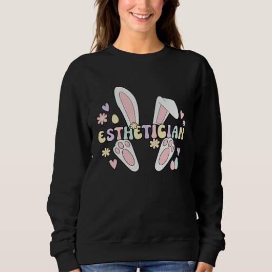 Esthetician Easter Bunny Esthetics Easter Day Trui (Voorkant)