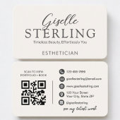 Esthetician Neutral QR Code Visitekaartje