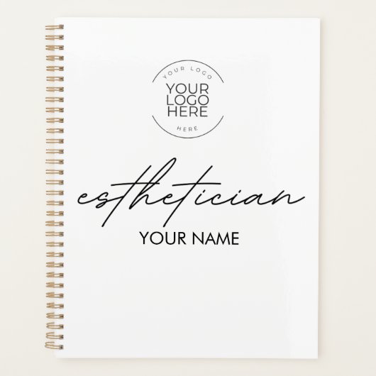 Esthetician Notebook - Personalized Gift (Devant)